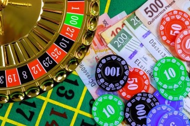 Dream Gaming baccarat table layout and betting interface
